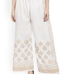 SRISARAS Women Ethnic Motifs Printed Palazzos-image-16