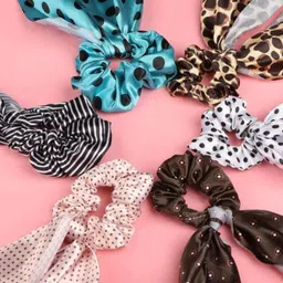 DressBerry Women Set of 6 Ponytail Holders-image-14