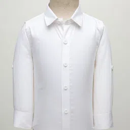 Robo Fry Cotton Woven Full Sleeves 3 Piece Party Suits with Bow & Checks - Navy Blue image 2