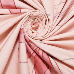 Star Weaves Pink & Peach-Coloured Floral 350 TC King Bedsheet with 2 Pillow Covers image 5