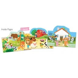 hellofriend books Hello Friend Books Pop-up Fun Book: My First Animals - Interactive Pop Up Book for Children - English image 3
