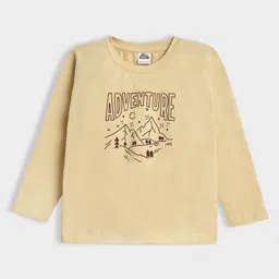 Mi Arcus 100% Cotton Knit Full Sleeves Checked Shirt With Adventure Text Printed Tee Set - Multi Colour image 4