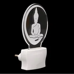 1ST TIME Red & White Acrylic Abstract Shaped Shaped Wall Lamp image 3