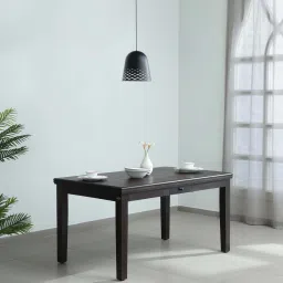 amberville from pepperfry Stanfield Sheesham Wood 6 Seater Dining Table In Warm Chestnut Finish image 1