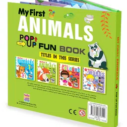 hellofriend books Hello Friend Books Pop-up Fun Book: My First Animals - Interactive Pop Up Book for Children - English image 5