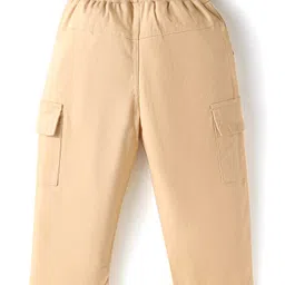 Babyhug Single Jersey Knit Full Sleeves Text Printed T-Shirt & Pant Set - Blue & Beige image 5