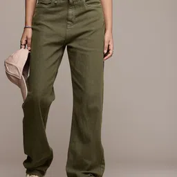 The Roadster Life Co. Women Straight Fit High Rise Stretchable Jeans-image-12