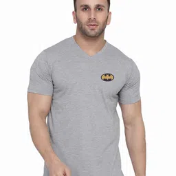 Blisstone Men Self Design Slim Fit Cotton T-shirt-picture-11