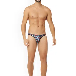 ORRY Printed Low-Rise Thong Briefs ORY-449-MCL image 5