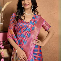 RAJMUDRAFASHION Silk Blend Mysore Silk Saree image 4