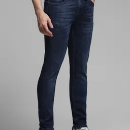 Jack & Jones Men Skinny Fit Low-Rise Light Fade Stretchable Jeans image 2