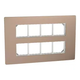 schneider electric Schneider 16M Cover Frame & Grid Miluz ZeTa Bronze 16 Modules, MZCP16M_BZ image 1
