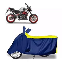 Auto Pearl Bike Cover for Aprilia Shiver 900 BS6 (Yellow & Blue)-picture-16
