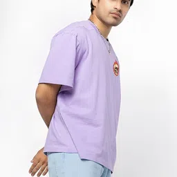 BDSQUARE Men Printed Drop-Shoulder Sleeves T-shirt image 4