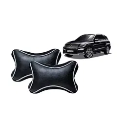 Auto Pearl Black Dots CV Car Neck Rest Pillow Compatible for Mercedes Benz M Class-picture-13