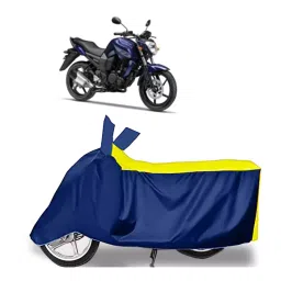 Auto Pearl Two Wheeler Cover for Yamaha FZ - Yellow, Blue-picture-26