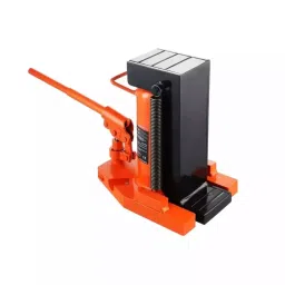 Hartley Hydraulic Lifting Toe Jack Machine 10 Ton (10000 Kg) at Top Position & 5 Ton (5000 Kg) at Toe Position Load Capacity Steel Red & Black, TOJ-5Ton image 2