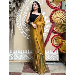 Being Naari Embellished Border Beads and Stones Saree image 2