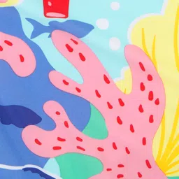 Carter's Sleeveless Printed V Cut Swimsuit - Multicolor image 4