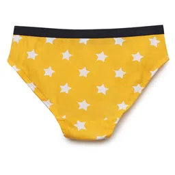 Charm n Cherish Pack Of 7 Star Printed Briefs - Multi Colour image 4