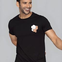 SZN Graphic Printed Round Neck T-shirt-picture-5