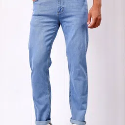 Stylox Men Slim Fit Mid-Rise Light Fade Jeans-picture-16