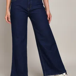 Nifty Women Wide Leg High-Rise Stretchable Jeans-image-79