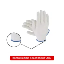 Rifa Knit Gloves White Color XL Size (Pack of 1 Pair) image 2