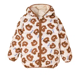 Hopscotch Boys Animal Printed Hooded Puffer Jacket-picture-16