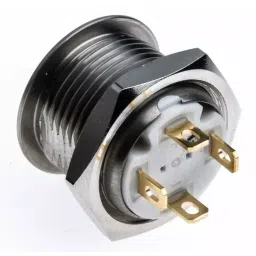 RS PRO Illuminated Push Button Switch Momentary 16 mm SPST Green LED 36 V DC, 1759178 image 3