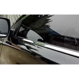 VBX Car Exterior Stainless Steel Lower Window Garnish Chrome Compatible for Honda Mobilio - Set of 4 Pcs image 3