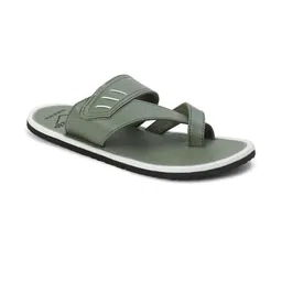 Cozy Wear Men Green Flip Flops image 5