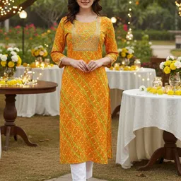 Maaesa Women Casual Rayon Straight Printed Kurta-picture-10