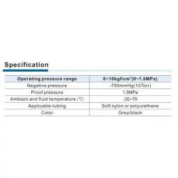 Airtac PEW Series Different Tee 10x8x8 mm, PEW 10-8 D image 2