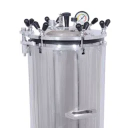 Sisco India 54L Storage 10-20 Psi Fully Automatic Vertical Autoclave image 3