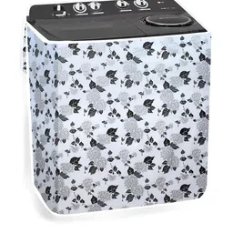 The Furnishing Tree Red PVC Washing Machine Covers-picture-38