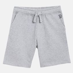 Campana 100% Cotton Terry  Solid Shorts - Grey Melange-picture-32