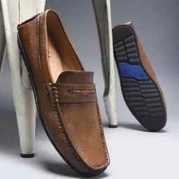 WAVE WALKER Men Square Toe Loafers-picture-27