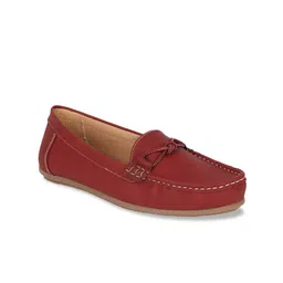 Bata Women Orange Loafers image 1