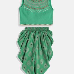 Twisha Girls Embellished Top with Dhoti Pants-picture-30