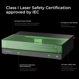 XTOOL S1 Enclosed Diode Laser Engraver and Cutter 20 W All-in-One SafetyPro Bundle image 5