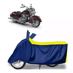 Auto Pearl Bike Cover for Indian Chieftain (Yellow & Blue)-picture-29