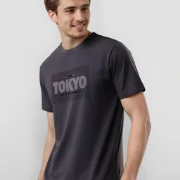 ADRO Men Typography Printed Round Neck Cotton T-shirt image 3