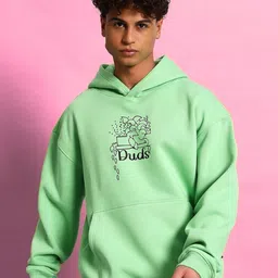 WEARDUDS Men Printed Hooded Sweatshirt image 3