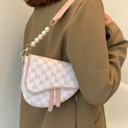 corsica DressBerry Printed PU Structured Sling Bag image 2