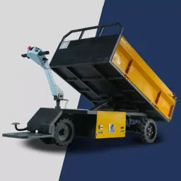 Smith 1000 Kg (1 Ton) Tipper Trolley with Solid Rubber Tyers image 2