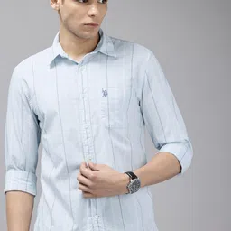 U.S. Polo Assn. Denim Co. Striped Pure Cotton Casual Shirt-picture-19