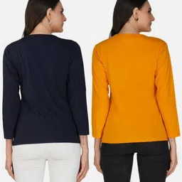 Metronaut Women 2 Printed Bio Finish T-shirt image 3