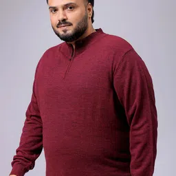 hardsoda by the indian garage co HARDSODA Men Long Sleeves Mock Collar Pullover image 4