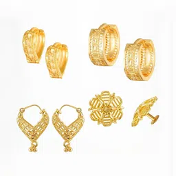 VIVASTRI Women Gold-Plated Alloy Earrings-picture-20